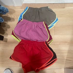 3 pair Nike dri fit short